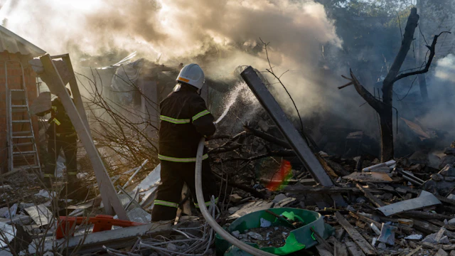 Russian Drones Strike Cars in Kharkiv—Two Dead