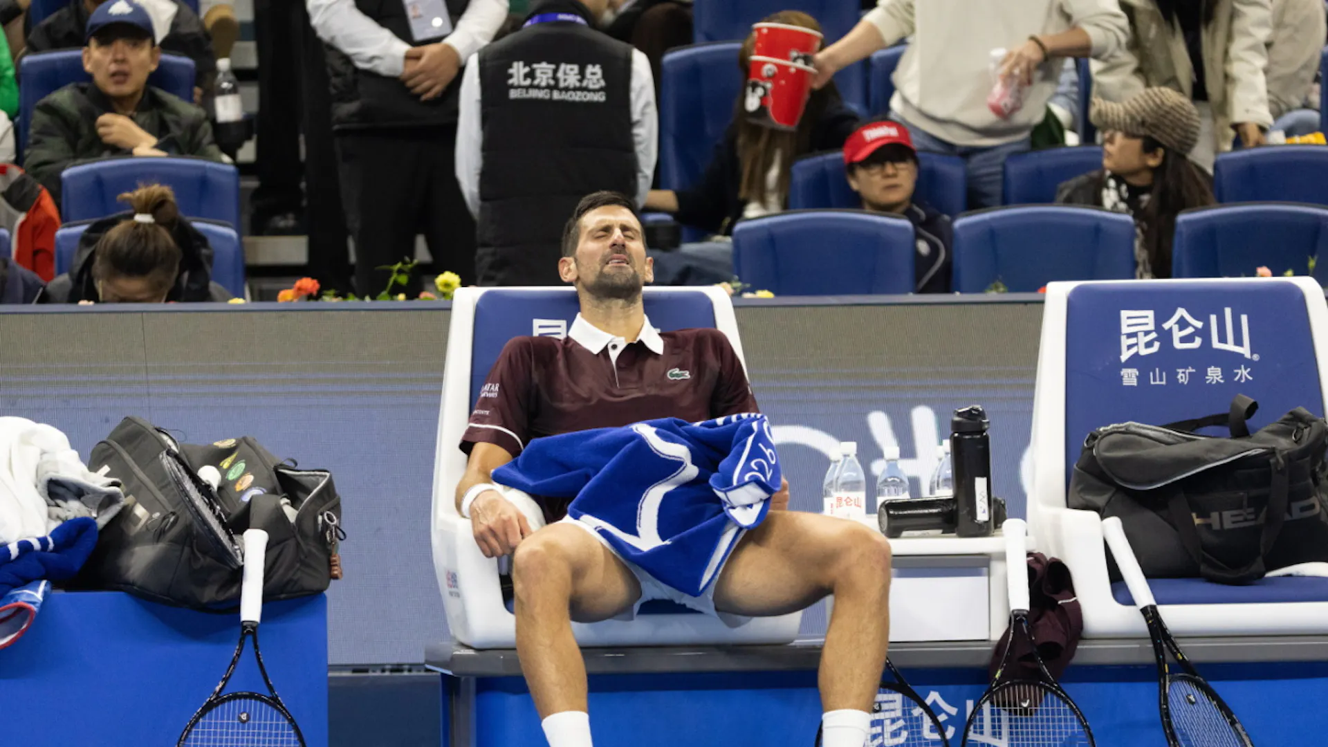 Medvedev Disqualified, Djokovic in the Final