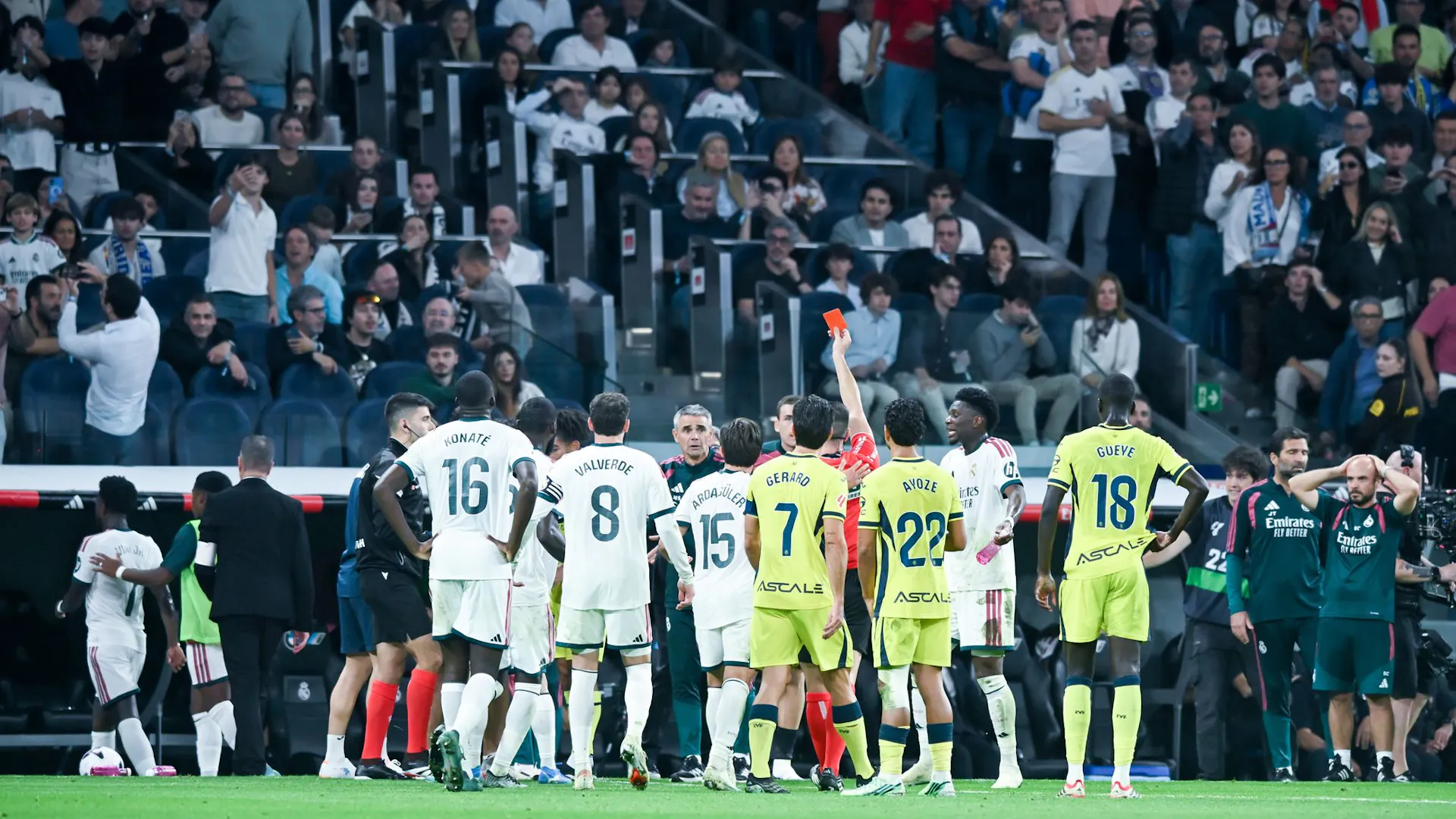 Real Madrid's Vinicius Junior Gets a Red Card for Pulling Someone's ...
