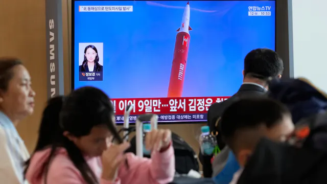 South Korea: North Korea Fires Ballistic Missiles Again