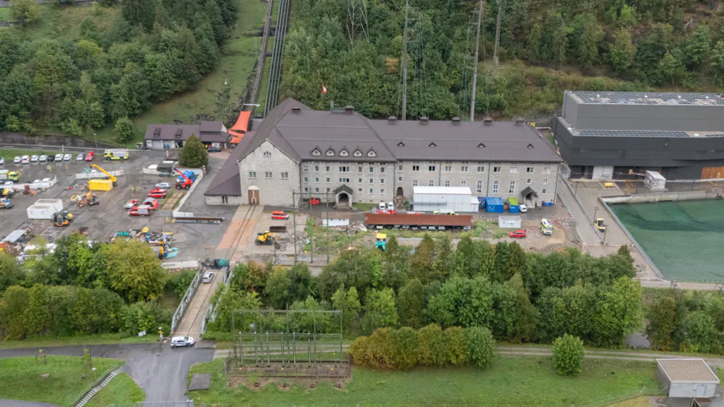 Black powder caused the explosion at the Piotta hydroelectric power plant