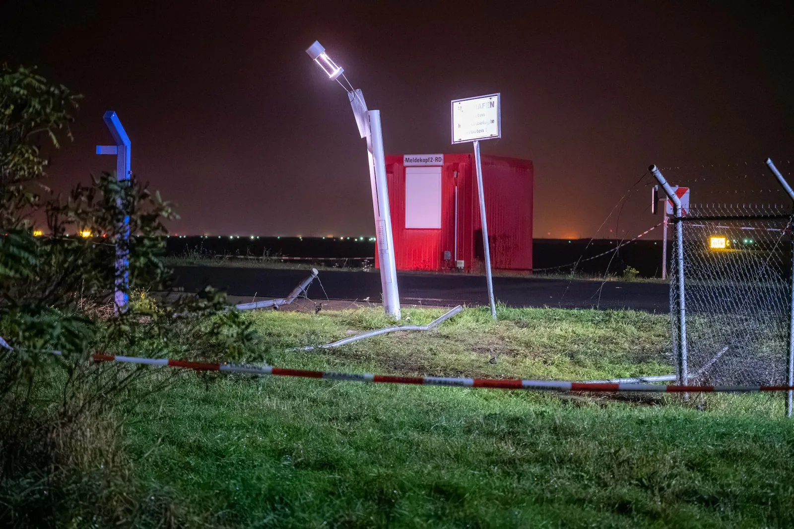 Police Suspect: Car Crashed Through Fence at Leipzig Airport