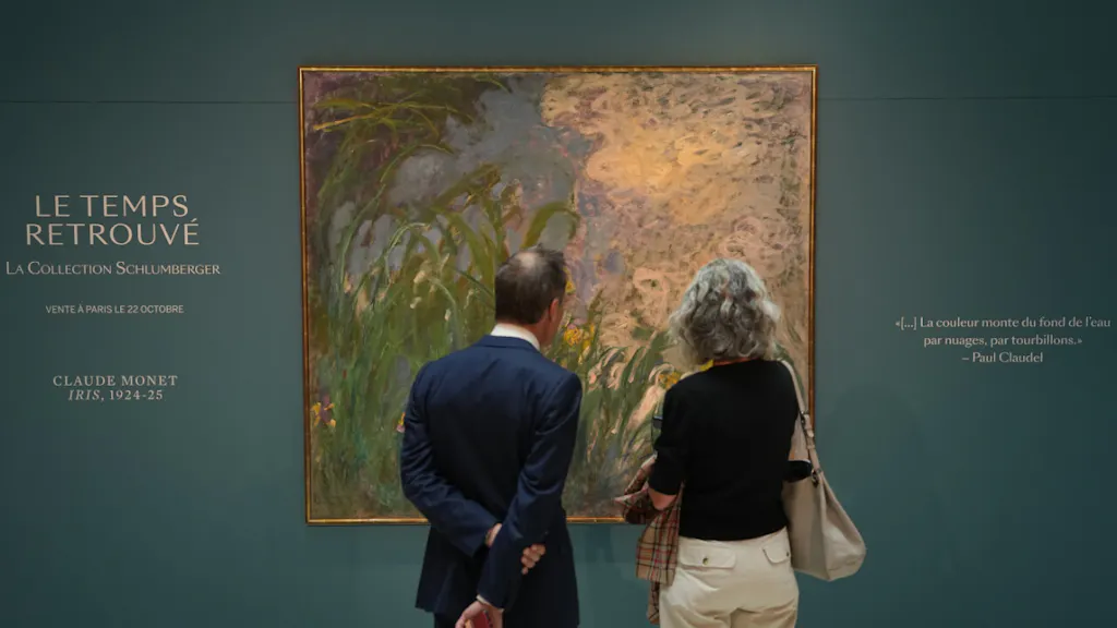 «Iris» de Monet devient le tableau le plus cher jamais vendu en France