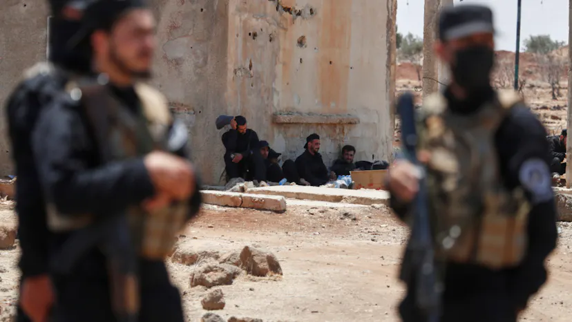 Clashes with suspected ISIS fighters in Syria