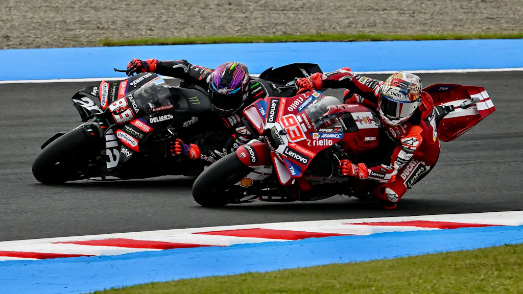 Marc Marquez wins Australian sprint after Jorge Martin crash