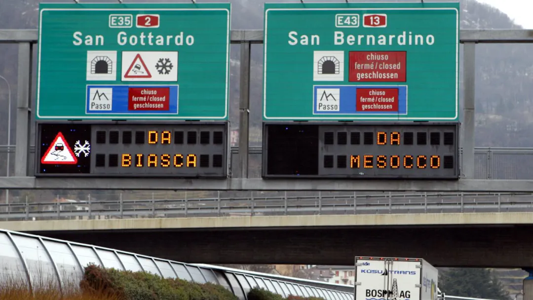 The onset of winter has led to the early closure of several Alpine passes