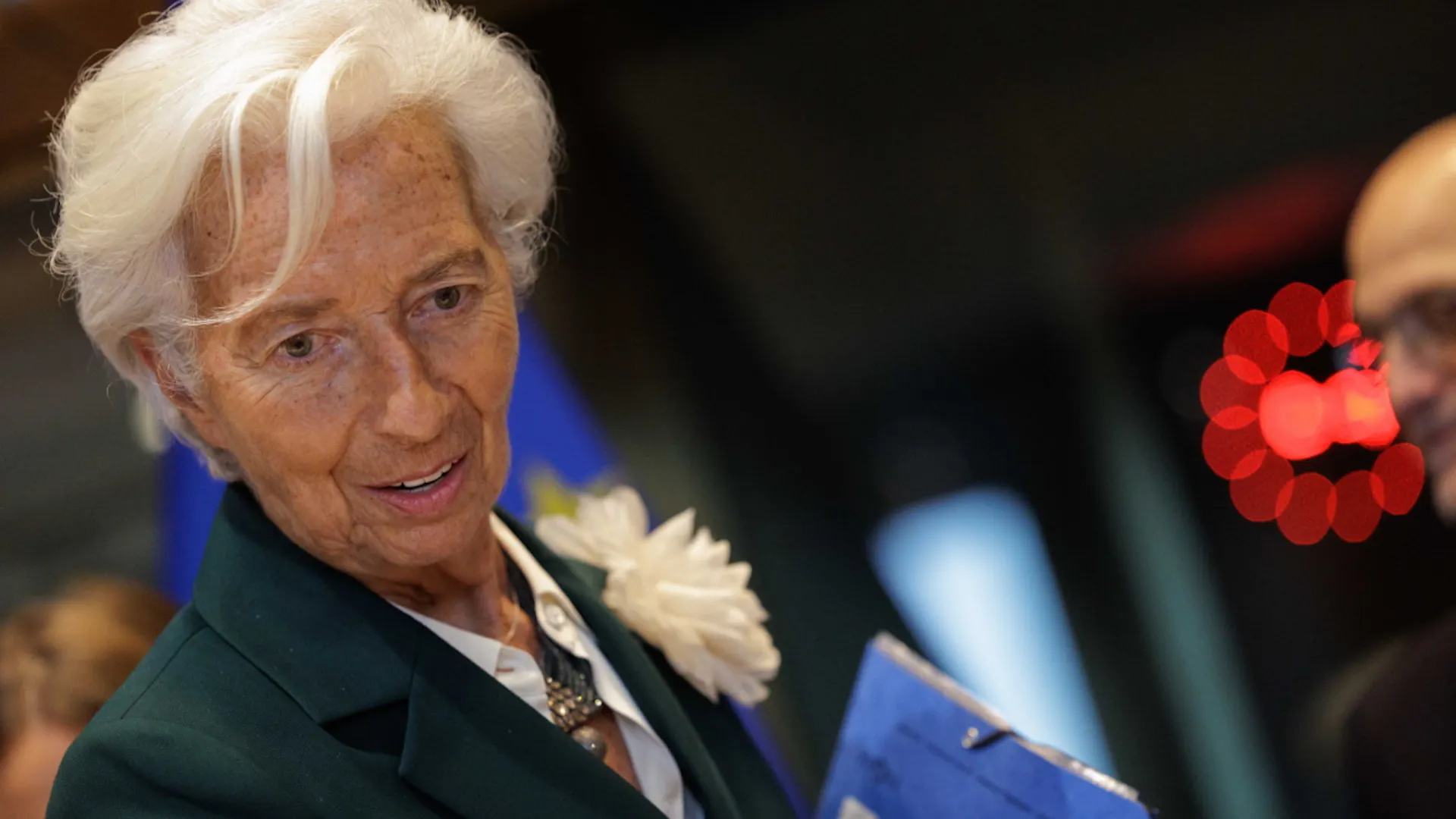 ECB President Christine Lagarde will step down early in February 2027. (File photo)